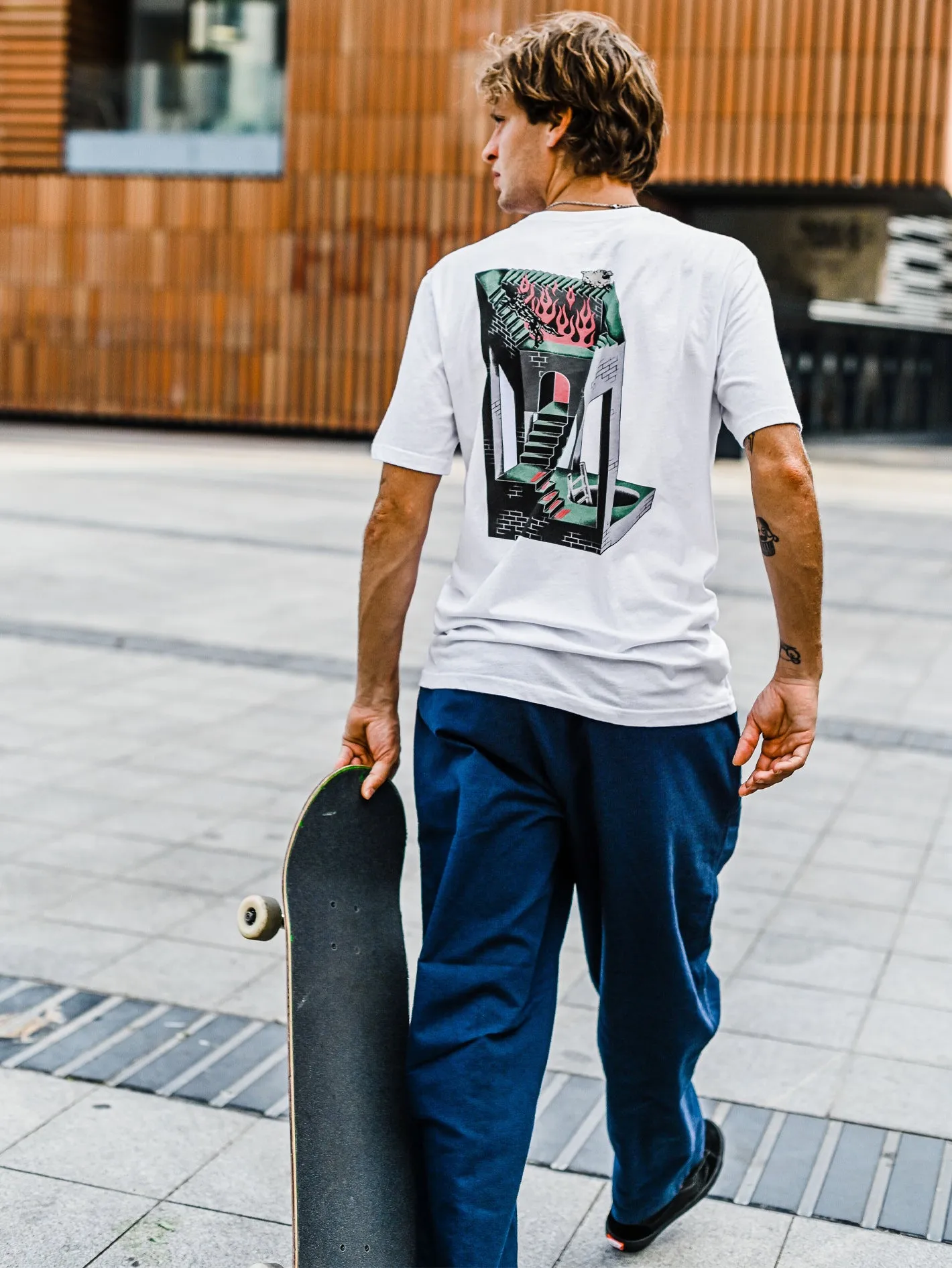 Skate Vitals Axel Short Sleeve Tee - White