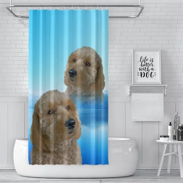 Super Portrait Shower Curtain