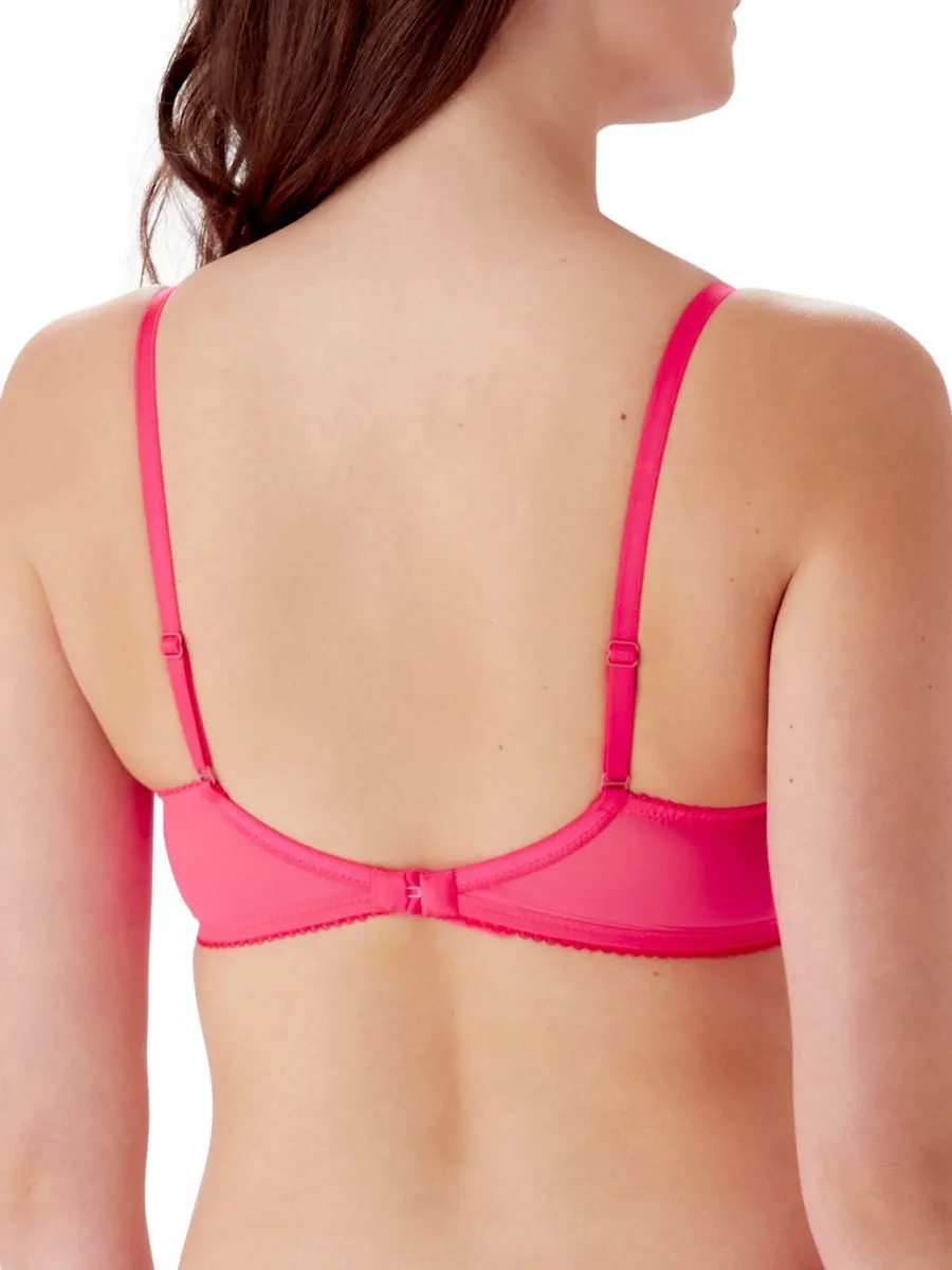 Superboost Lace Plunge Bra - Diva Pink