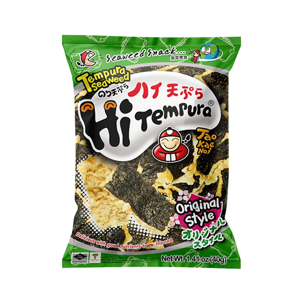 TAOKAENOI Hi-Tempura Crisp Seaweed - Original 40g