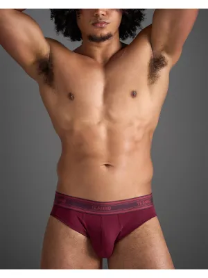 TEAMM8 New Classic Cotton Brief - Wine