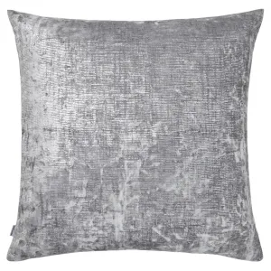 Terra Light Gray Metallic Pillow by Mode Living