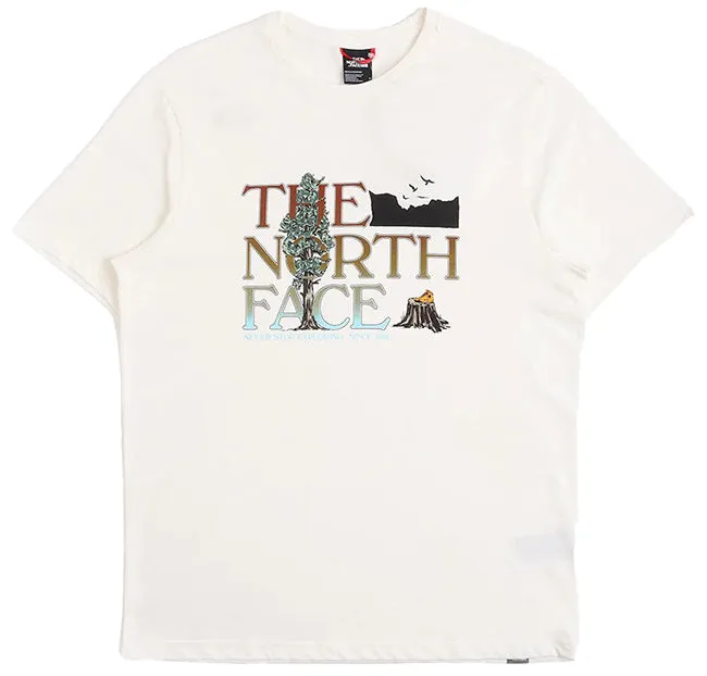 The North Face Mens Seasonal Graphic T Shirt Gardenia White