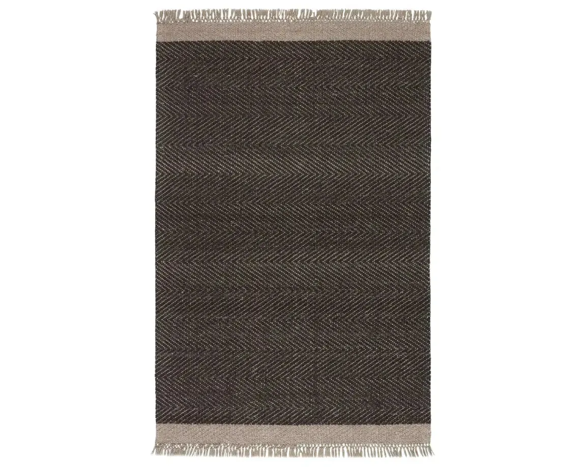 The Weekend TWK02 Charcoal/Beige Rug