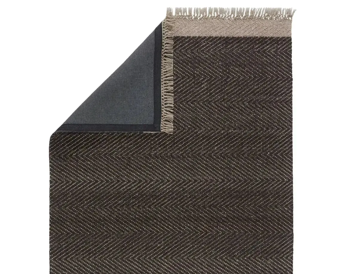 The Weekend TWK02 Charcoal/Beige Rug