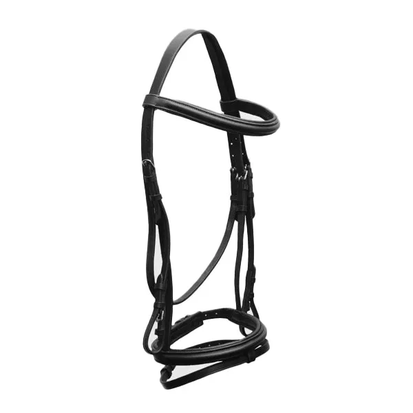 Turfmasters Classic Flash Bridle with Reins