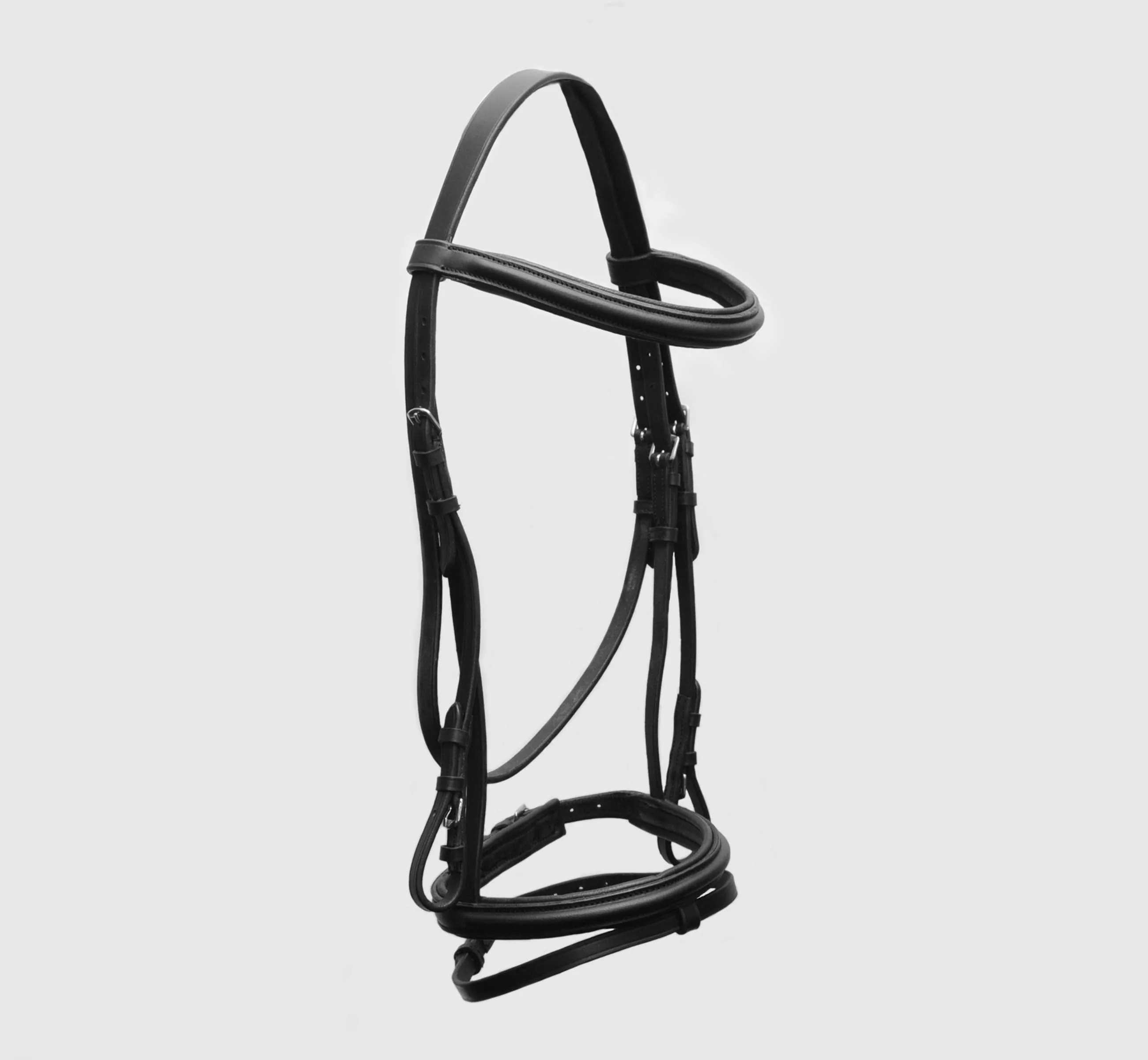 Turfmasters Classic Flash Bridle with Reins