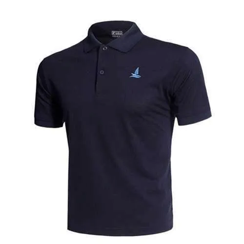 Turn-down Collar Comfy Solid Color Golf Shirts