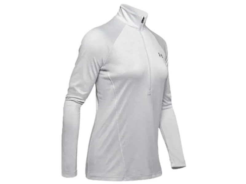 Under Armour Ladies Tech 1/2 Zip Twist (Grey 014)