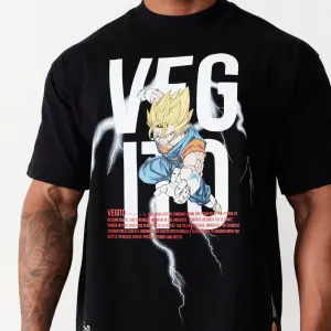 Vanquish DBZ Vegito Black Oversized  T Shirt