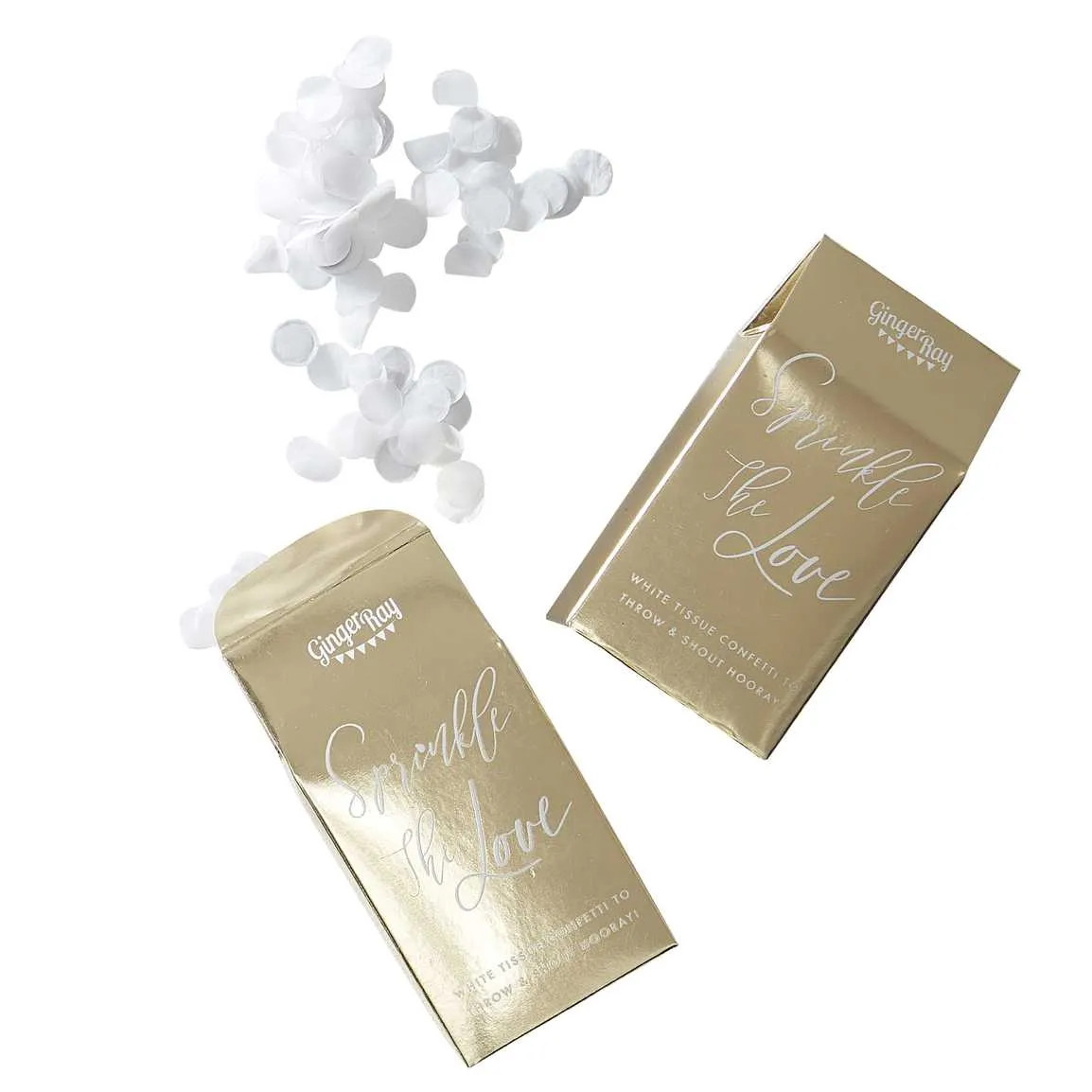 Wedding White Confetti Box Pack of 1